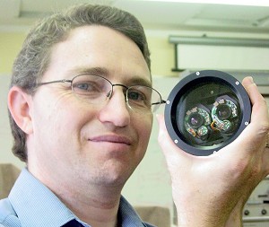 Andrew Woods with Mini-3D camera
